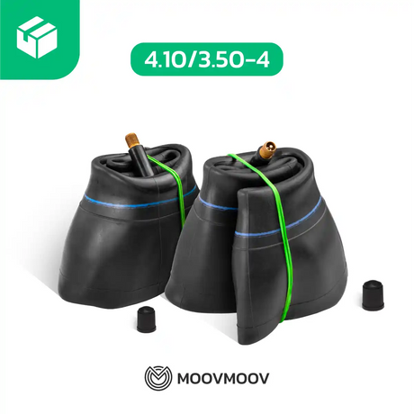 2 inner tubes 4.10/3.50-4 garden cart straight valve