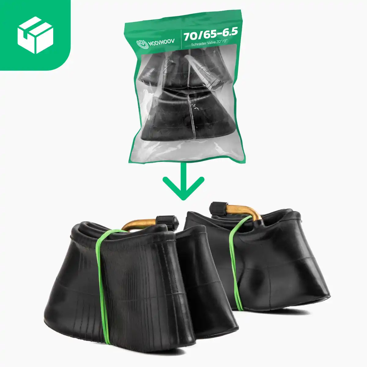 10 inch inner tube angled valve 70/0