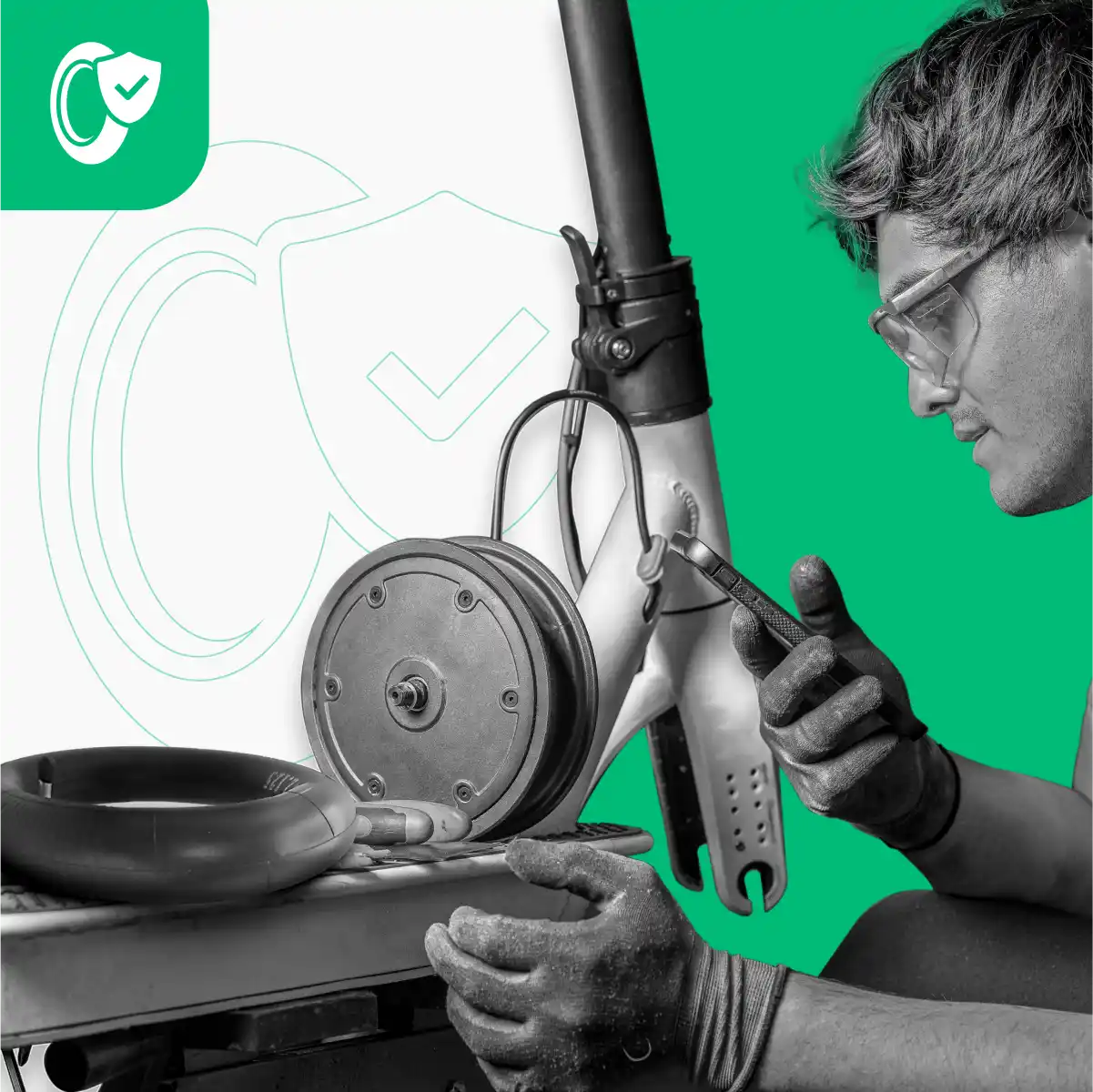 Inner tube 10x2.125 bent valve 60 50 hoverboard