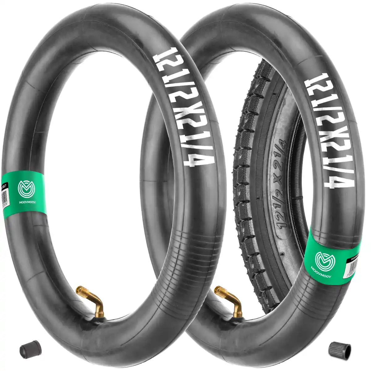 12 1/2 x 2 1/4 inner Tube with bent Valve (70/90)