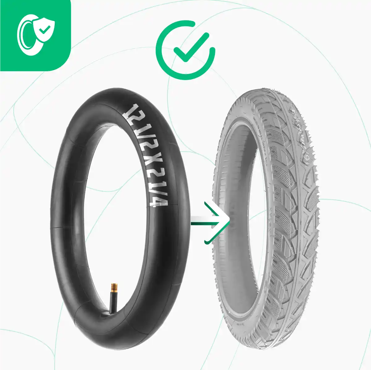 Inner tube 12 inch pushchair