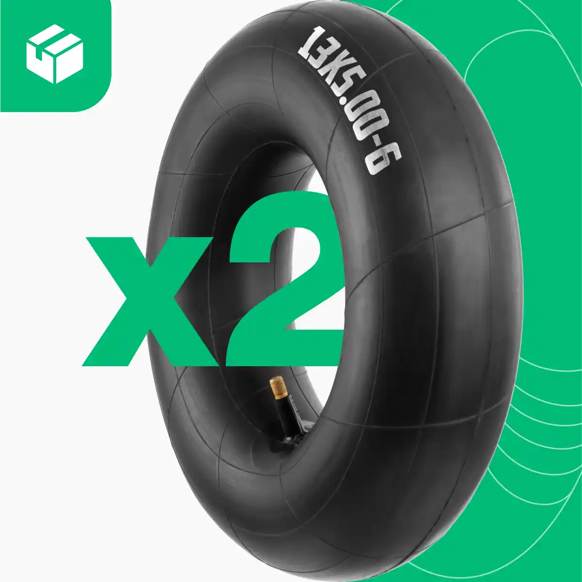 Inner tube 13-inch mower straight valve