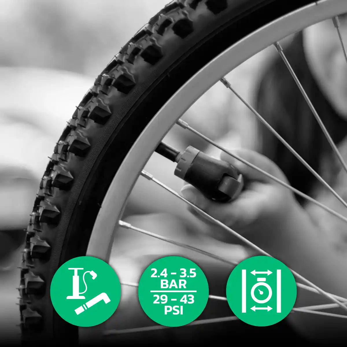 Inner tube 20x1.85 > 2.125 ETRTO 47 406