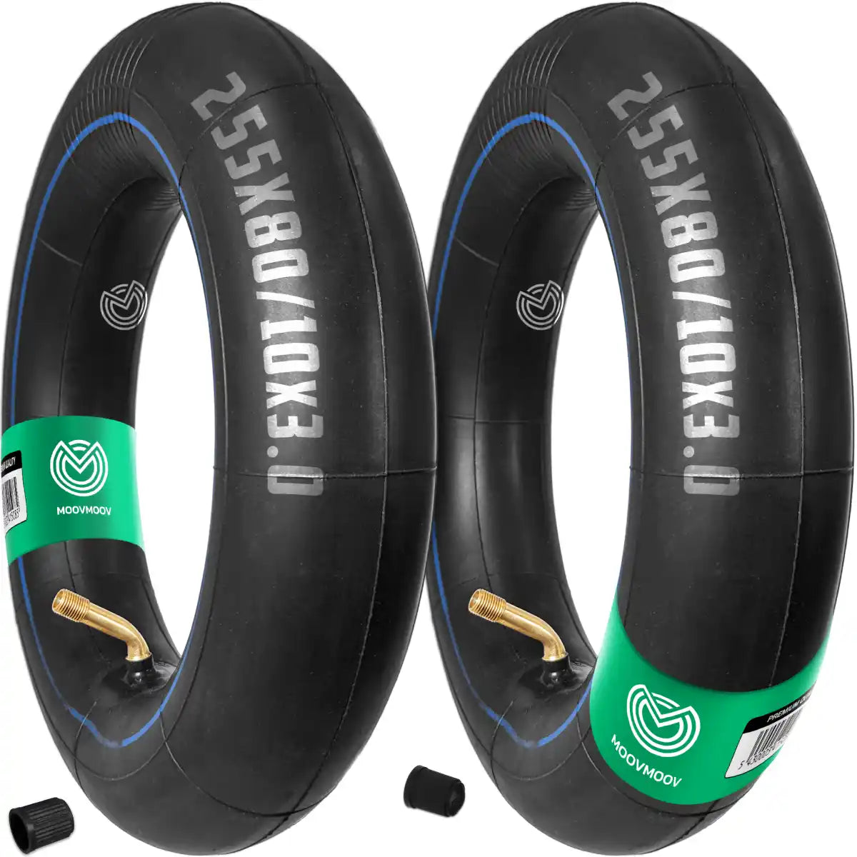 Inner tube 255 x 80 bent valve 45 90