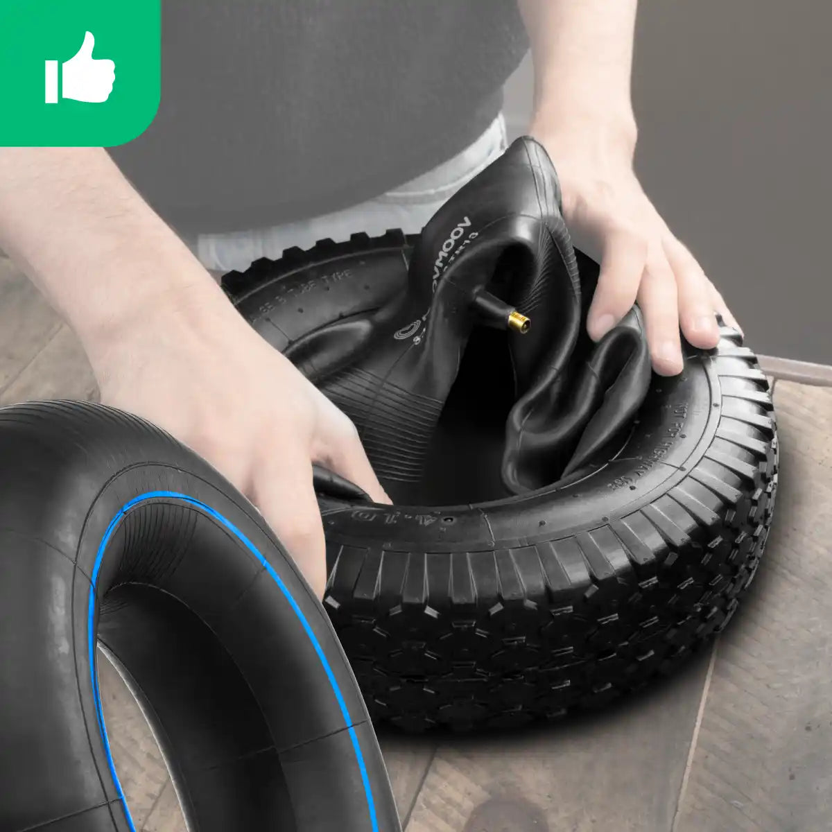 Inner tube 3.50-6 straight valve resistant rubber