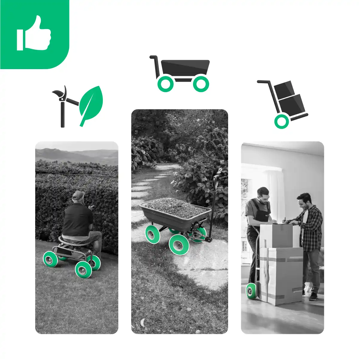 Inner tube 4.10/3.50-4 wheelbarrow straight valve