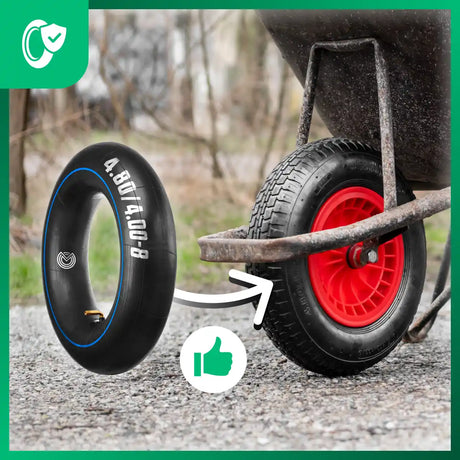 Inner tube 4.80/4.00-8 wheelbarrow bent valve