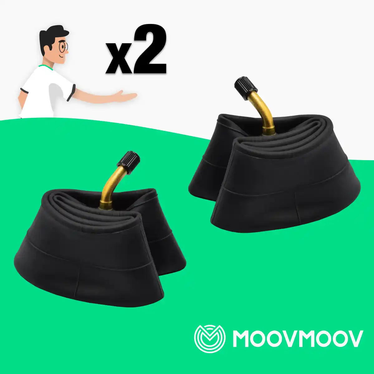 8-inch inner tube bent valve 45