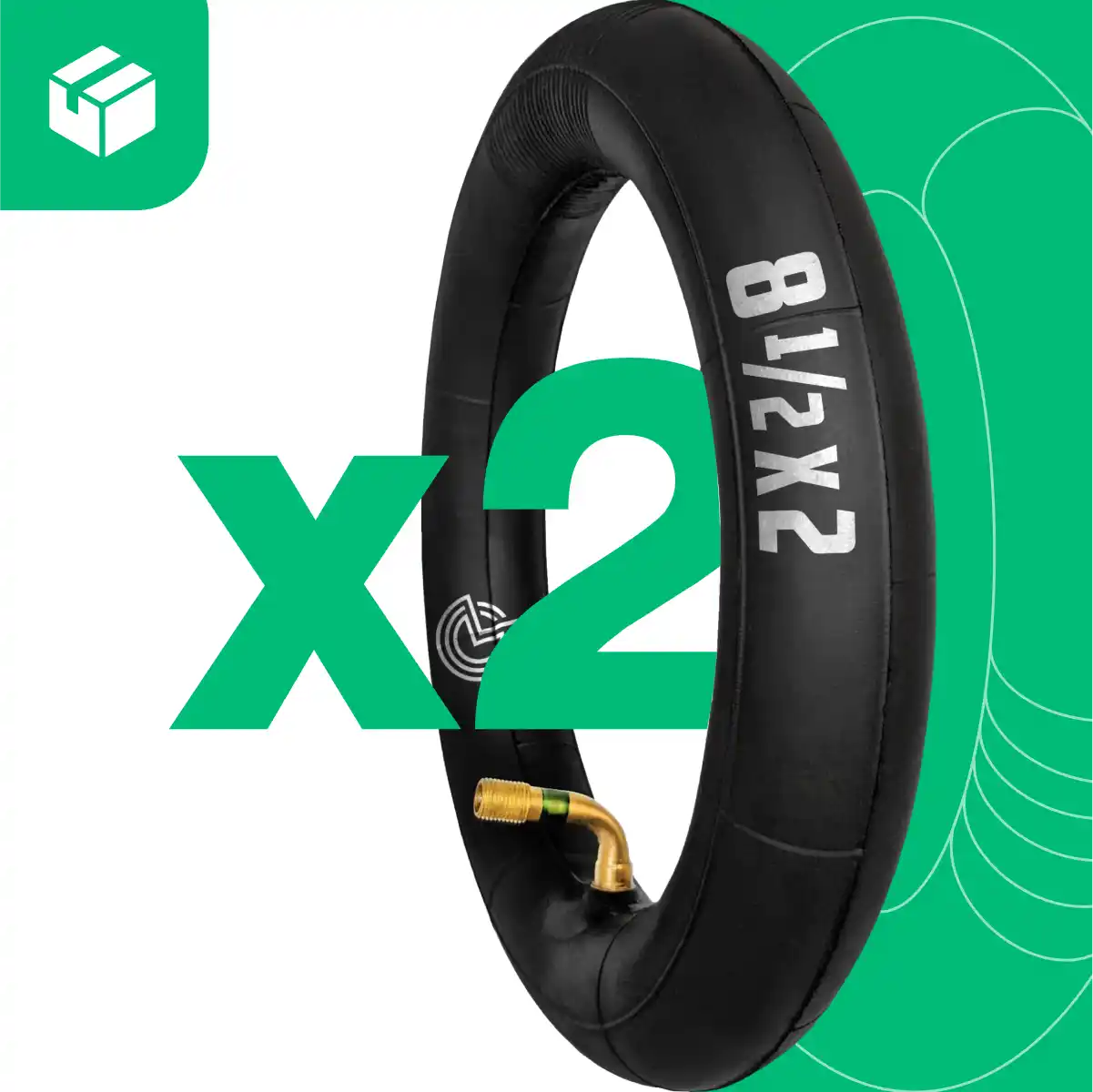 8 inch inner tube bent valve