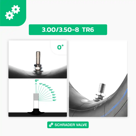 Inner tube kart 3 00 3 50 straight valve