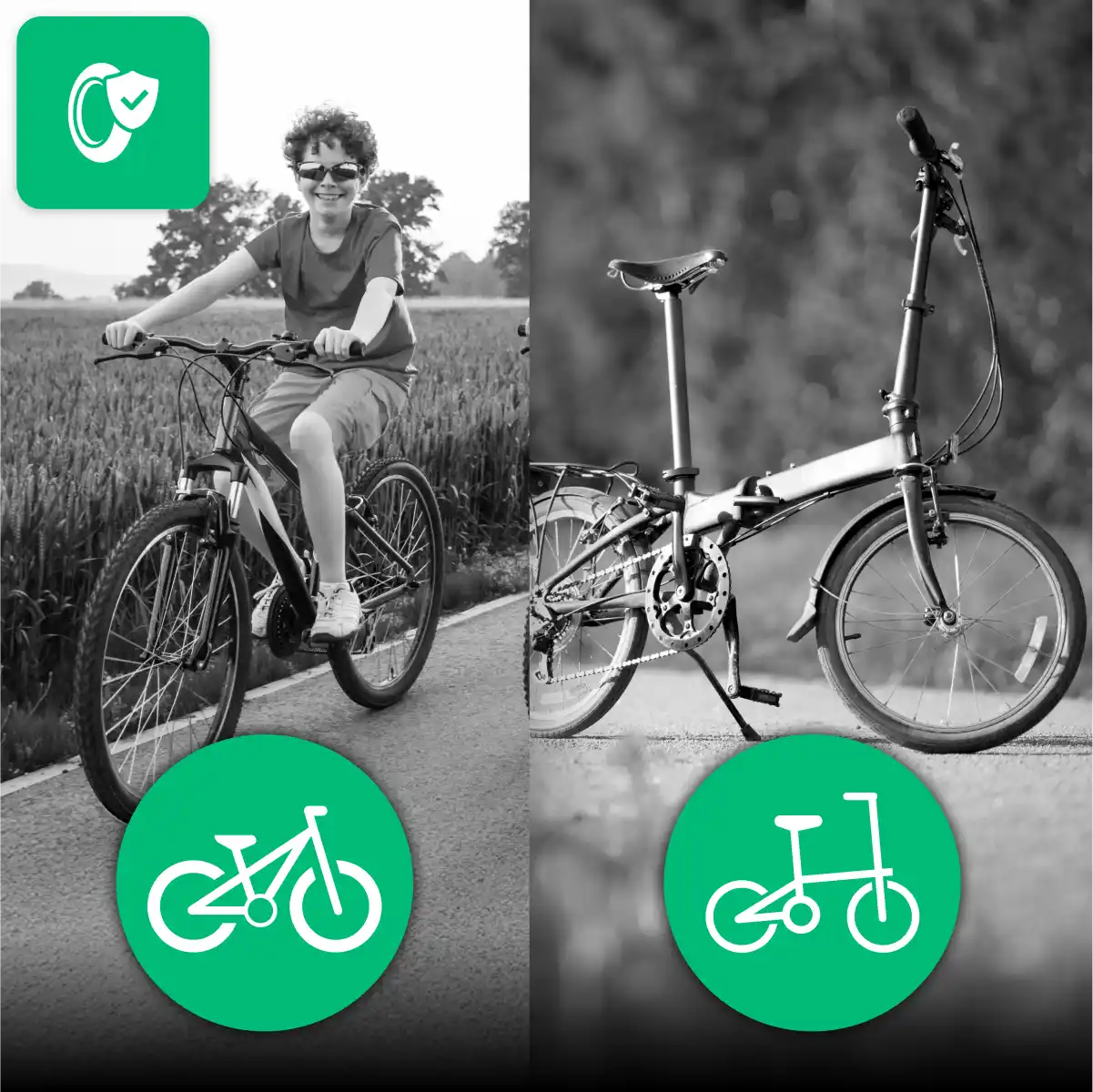 Inner tube for children's bicycle tyre 24x1.90 > 2.40 Presta valve