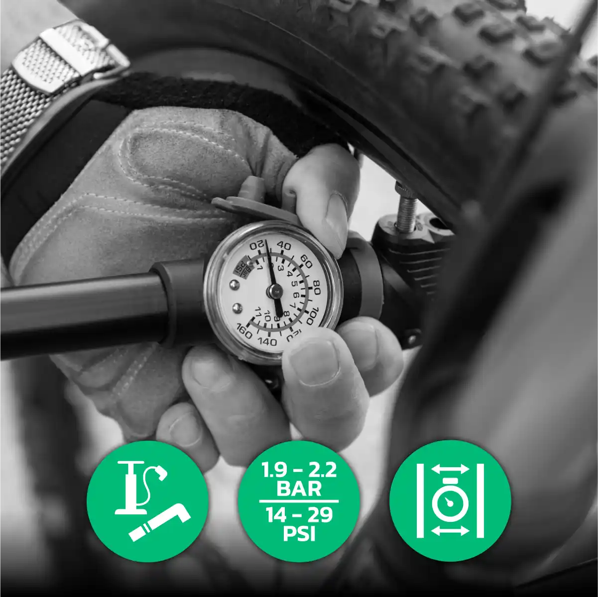 Inner tube for gravel bike 29x1.75 > 1.95 presta valve 40mm