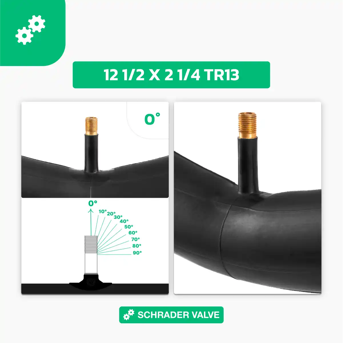 12 1/2 x 2 1/4 pushchair inner tube
