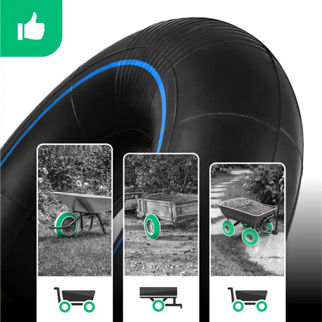 Inner tube trailer 3.50-6 straight valve