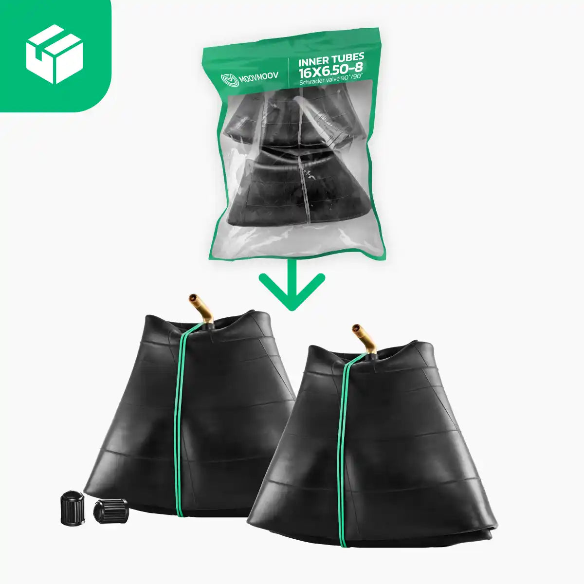 Inner tube lawn tractor 16x6.50-8