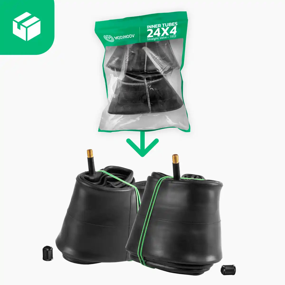 24-inch fatbike inner tube