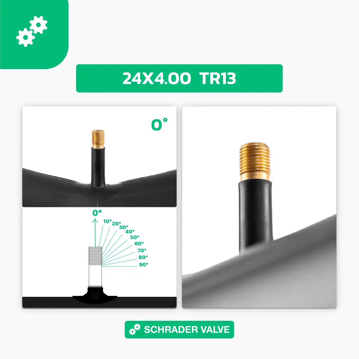 Fatbike inner tube 24 x 4 0