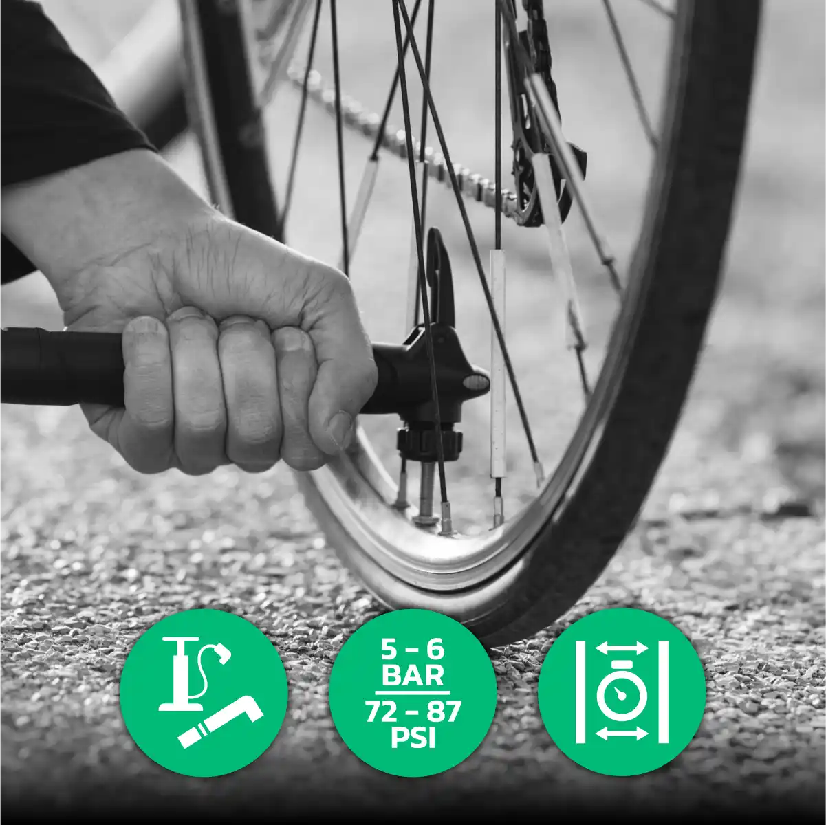 Bike inner tube road 700cx35-43 presta valve 60mm