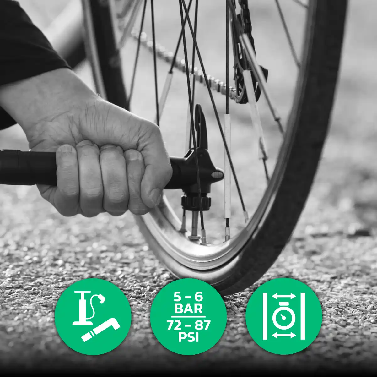 Inner tube city bike 27.5x2.00 > 2.40 presta valve 40mm