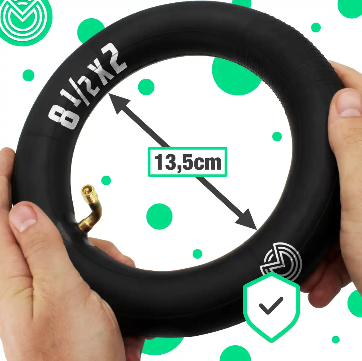 Inner tube electric scooter 8 1/2x2 l