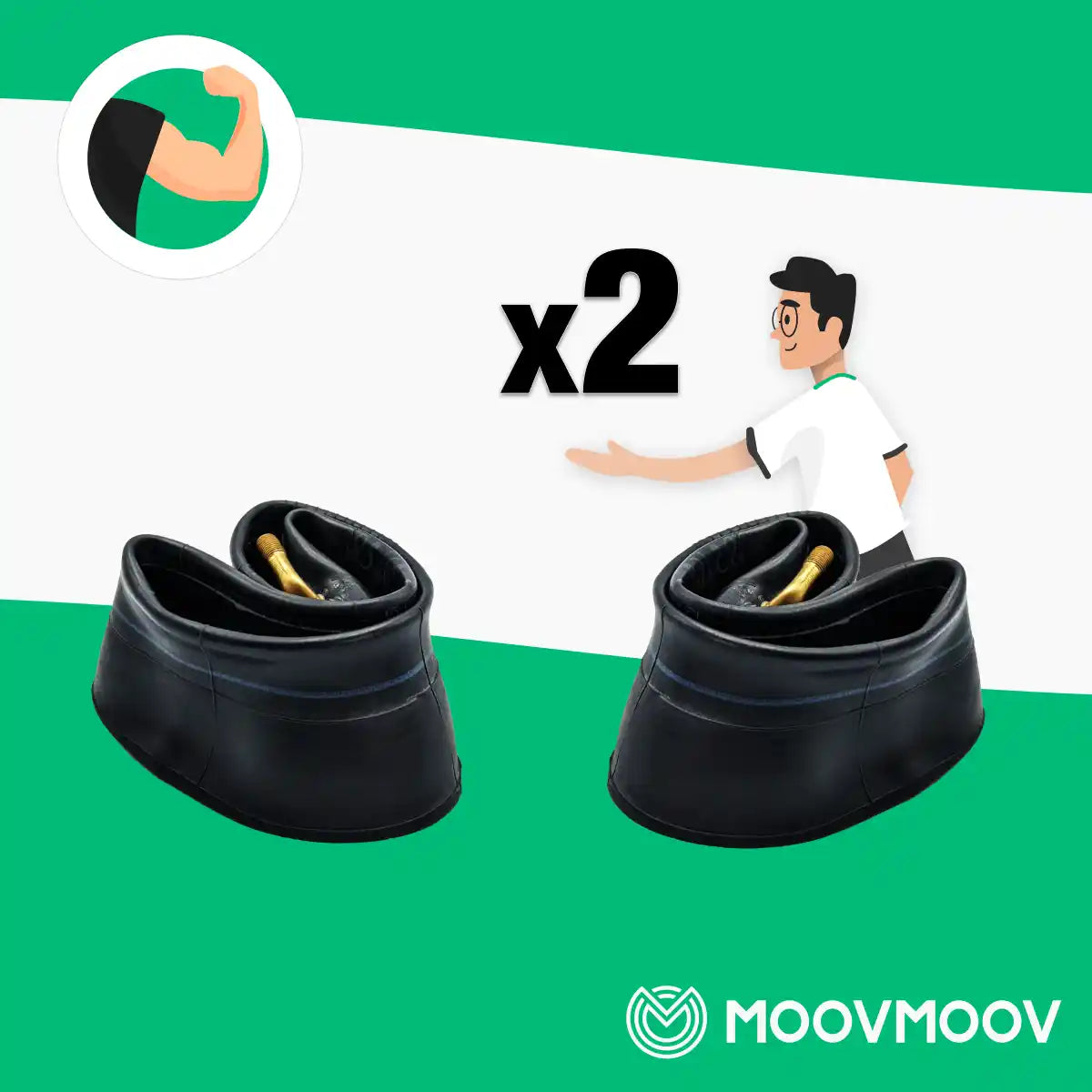 Inner tubes 10 inch bent valve