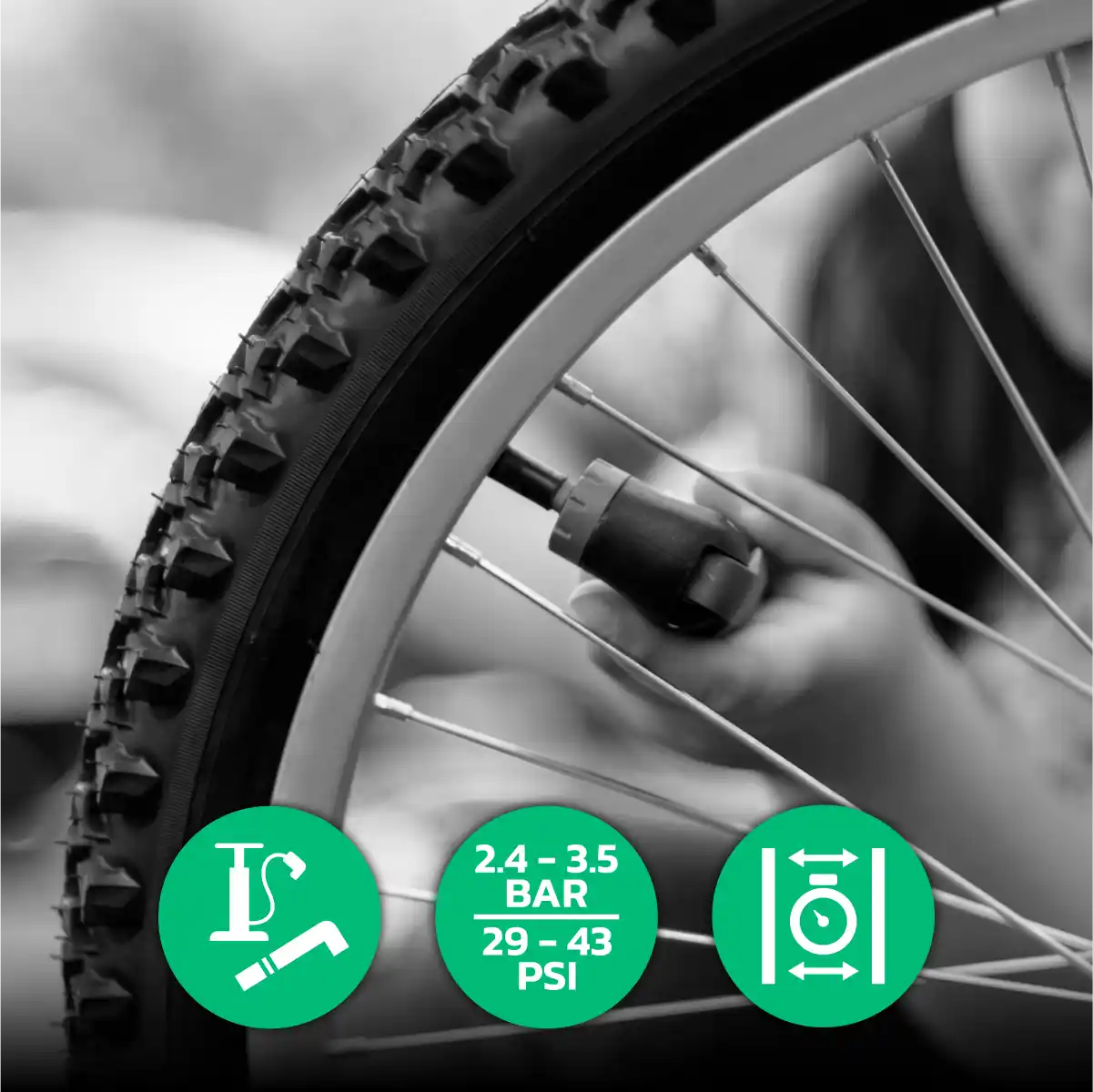 20x1.10 > 1.40 inner tubes Schrader valve 40mm