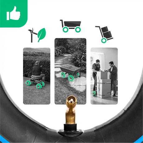 Inner tubes 3.00-4 trolley valve 90 degrees