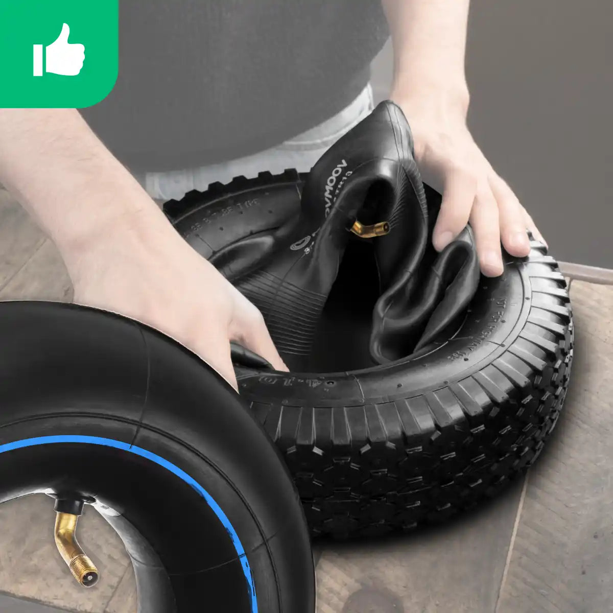 Garden cart inner tubes 3.50-6 bent valve