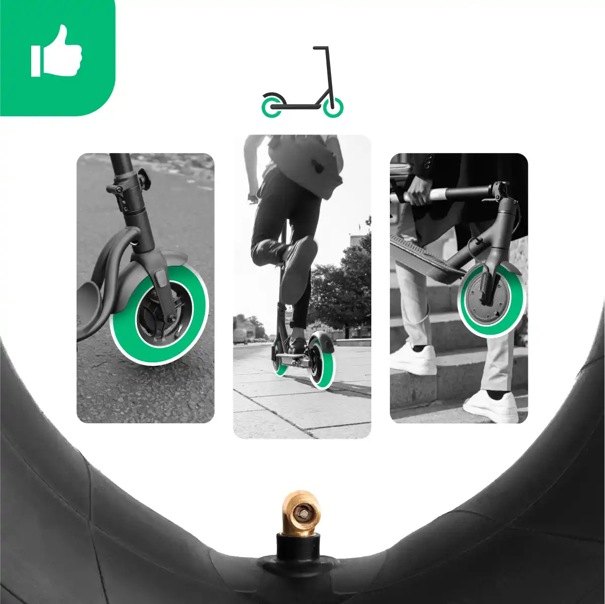 Inner tubes scooter 10x2.5