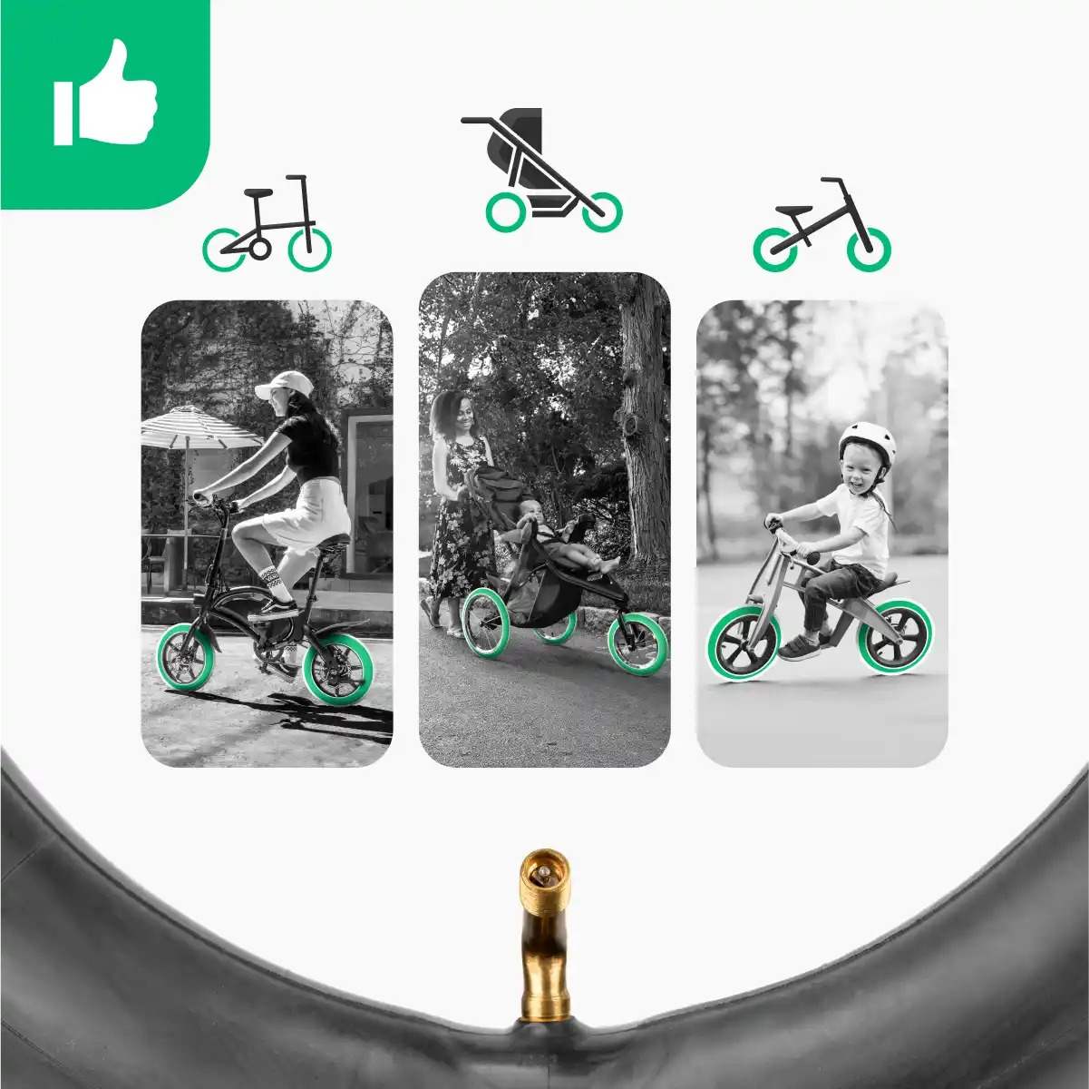 Inner tubes 12 1/2 x 2 1/4