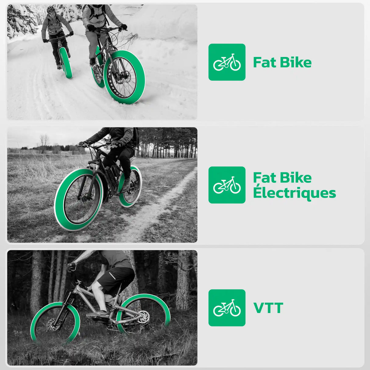 Chambre à air 27,5 pouces MoovMoov compatible fat bike et VTT électrique