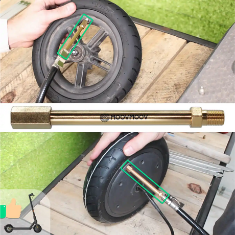 Inflation nozzle for bike and scooter 10 cm