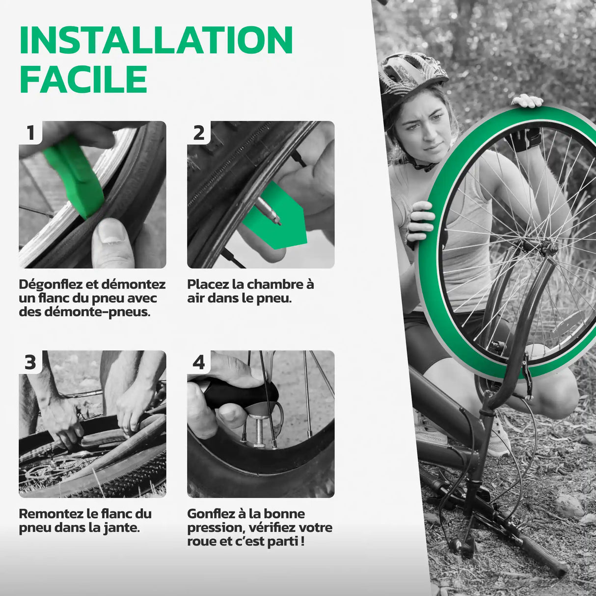 Guide d'installation de la chambre Ă air 26 pouces MoovMoov