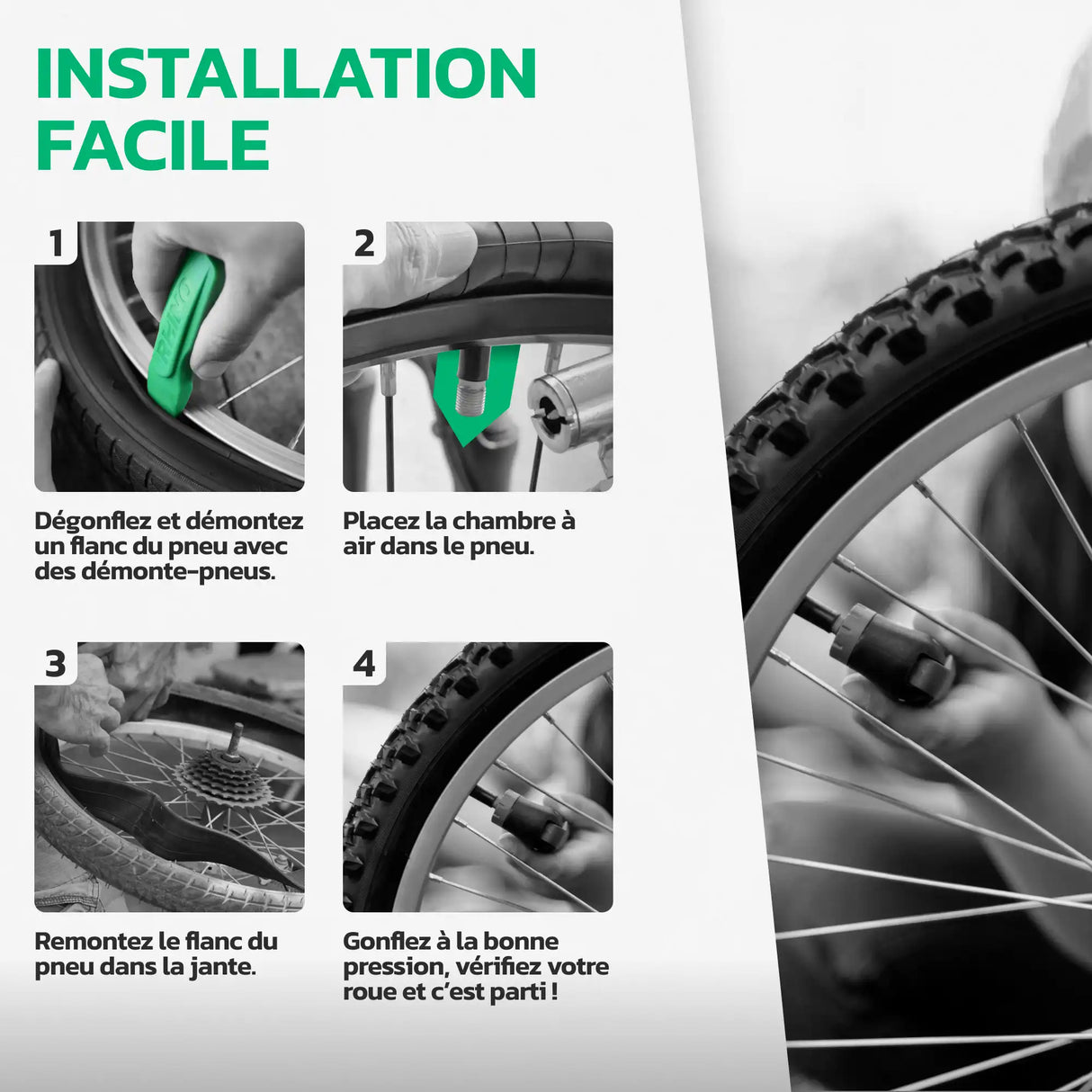 Guide d'installation de la chambre Ă air 24 pouces MoovMoov