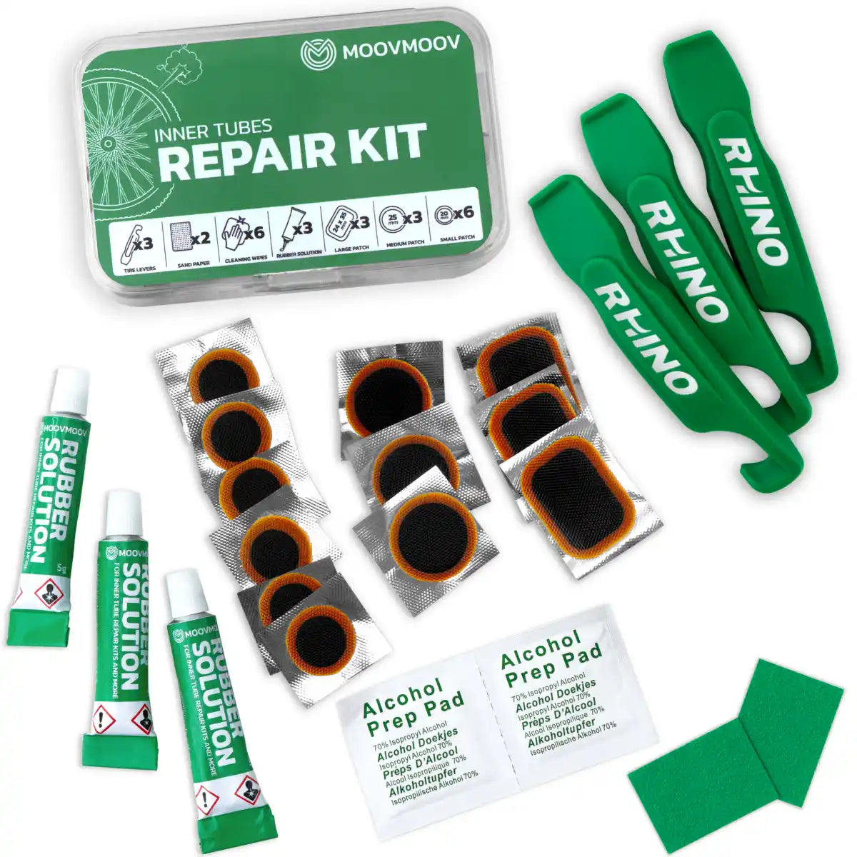 Bike puncture repair kit pack 12u