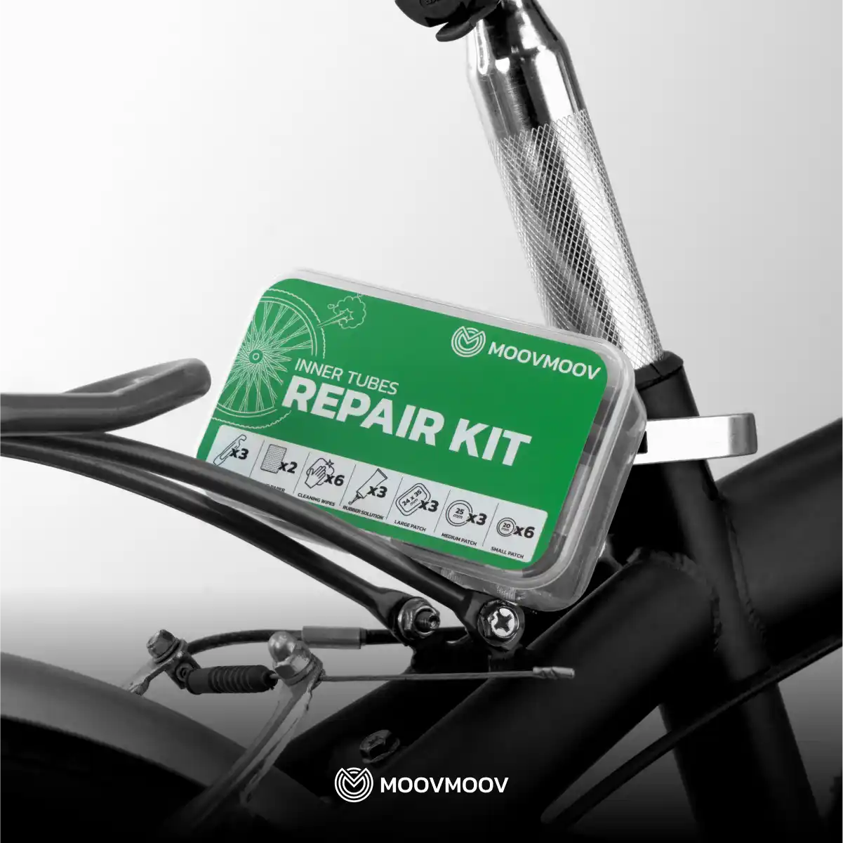 Bicycle tyre repair patch kit
