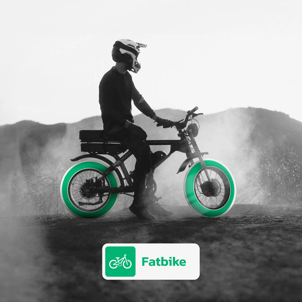 Chambre à air Fatbike 20x4.0 montée sur pneu Fatbike MoovMoov