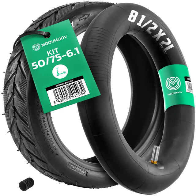Tyre 50 75 6 1 with inner tube straight valve