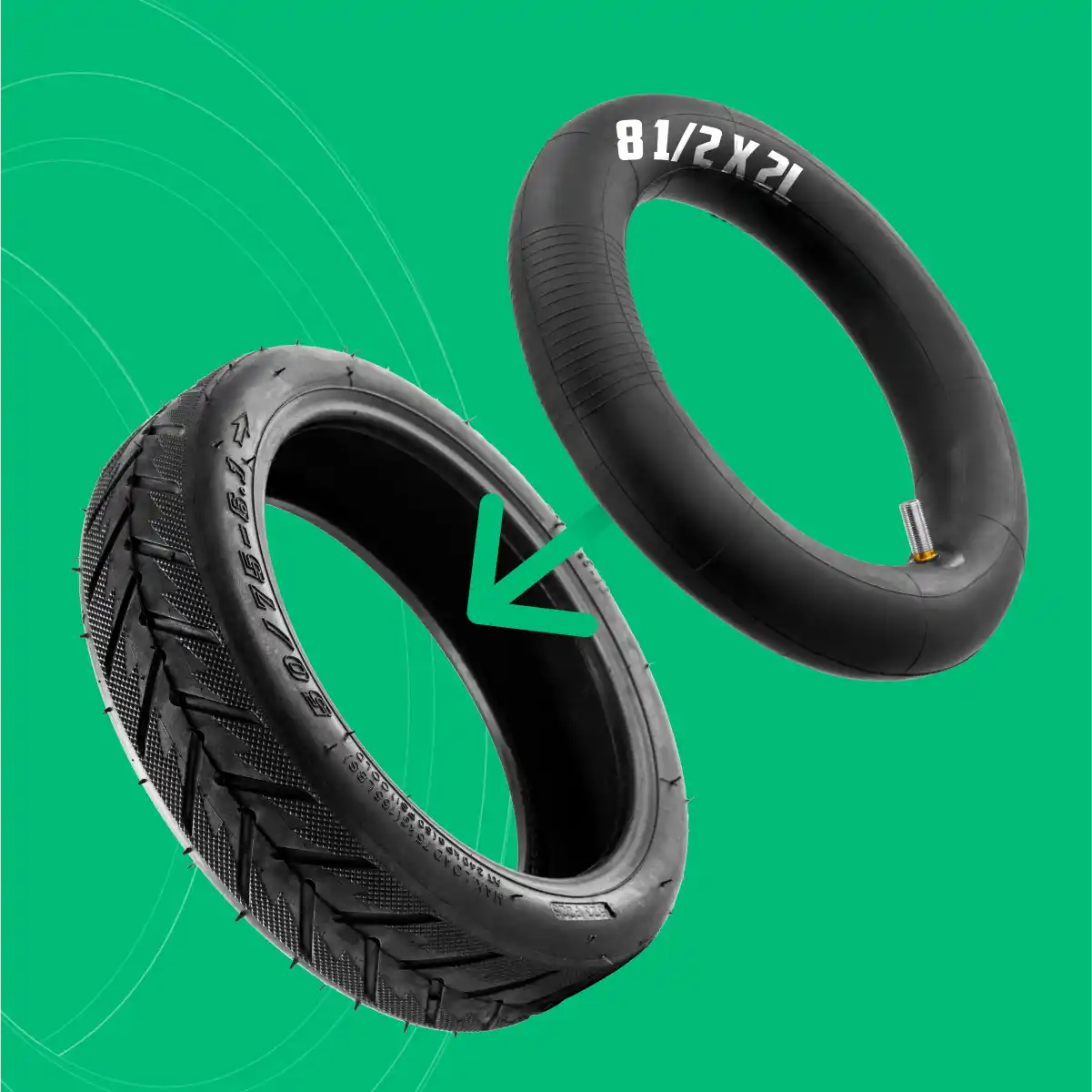 Tyre 50 75 6 1 inner tube