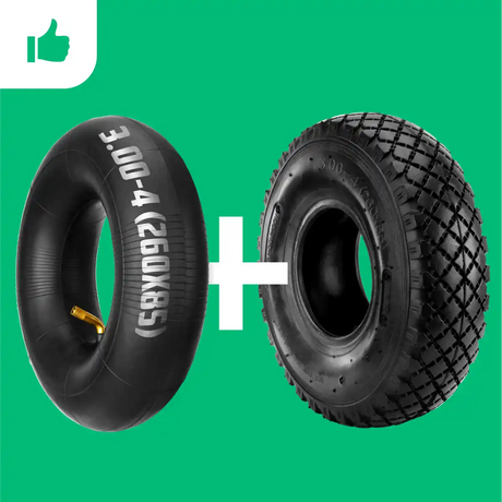 Tyre and inner tube 3.00-4 wheelbarrow