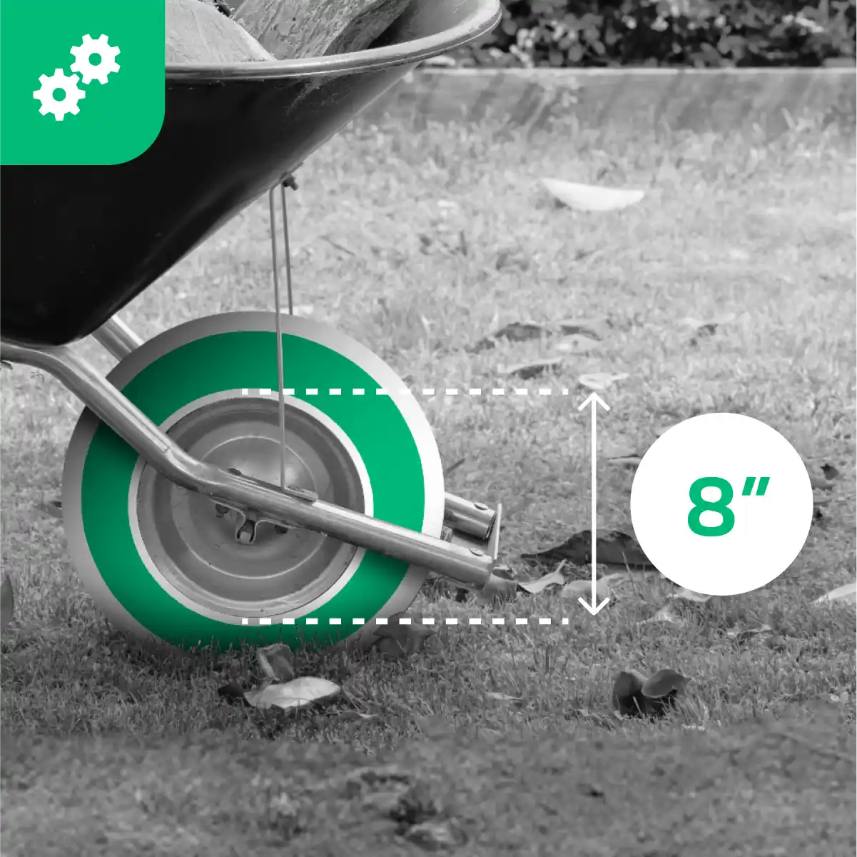 Inflatable tyre 4.80/4.00-8