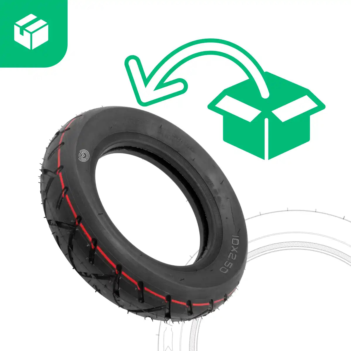 Electric scooter tyre 10 inches