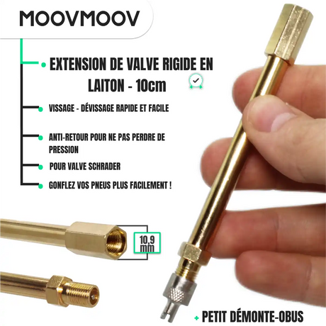 10 cm valve extender