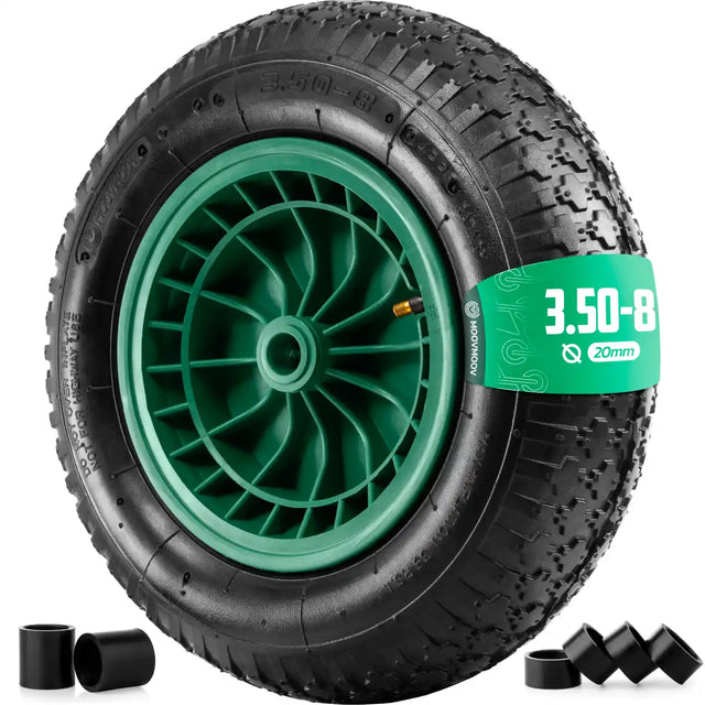 Wheel 3.50-8 rim pvc bore 20mm