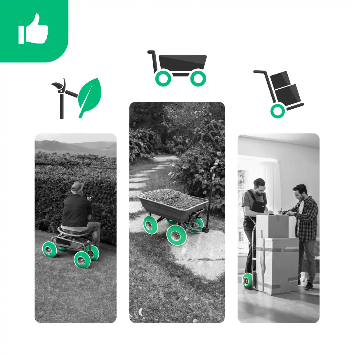 4.10/3.50-4 wheel devil rim bore 16mm