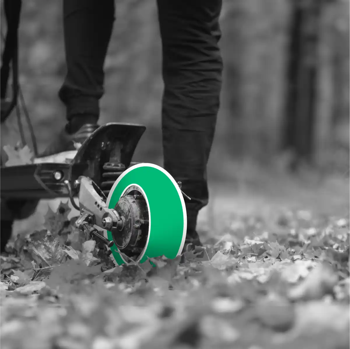 Inflatable wheel 8 1/2x3 electric scooter