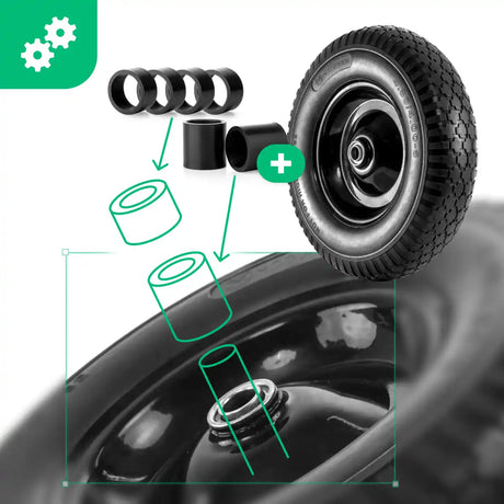 Full wheel 4.80/4.00-8 wheelbarrow