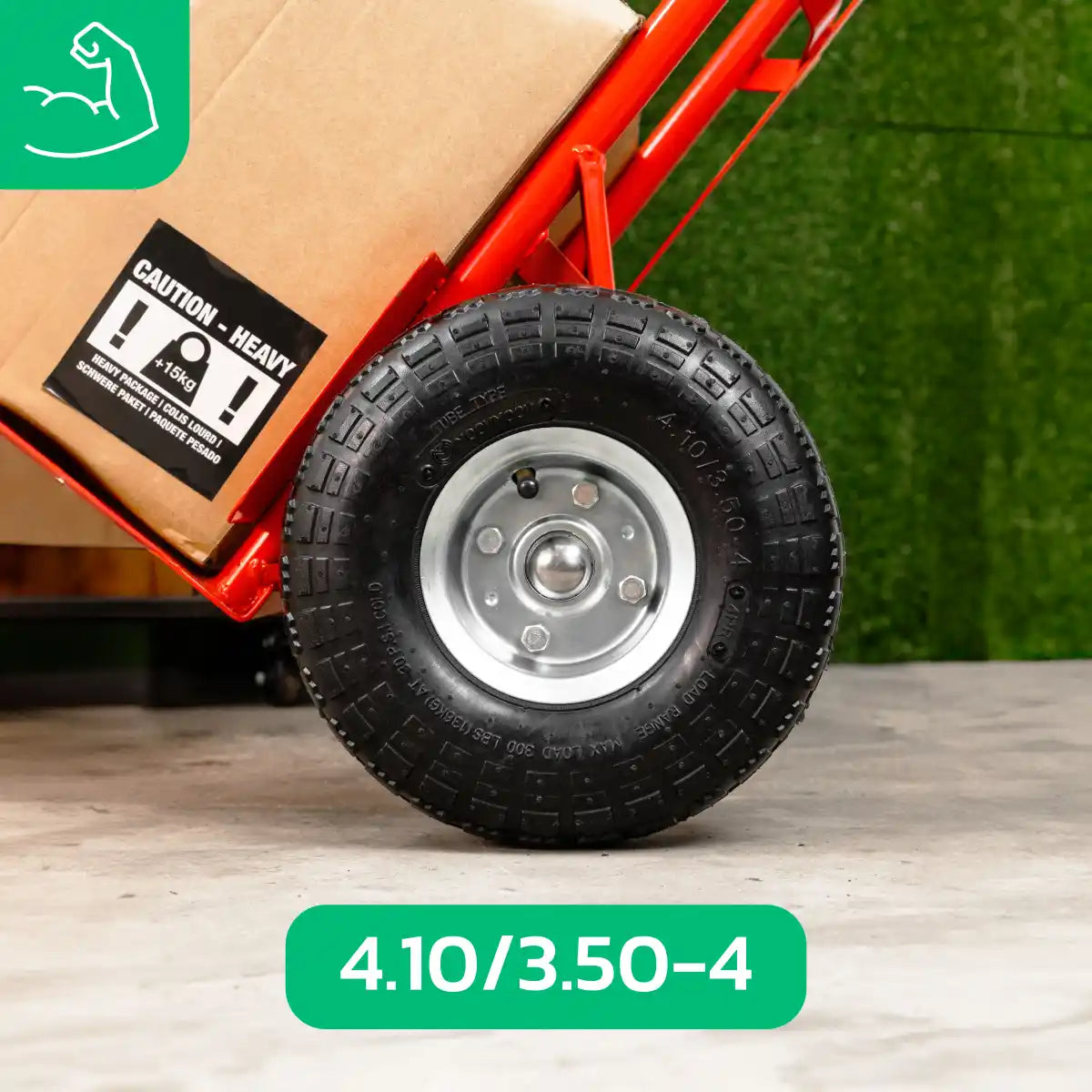 Devil wheels 4.10/3.50-4 steel rim bore 20mm