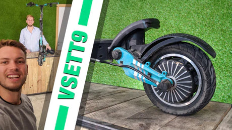 Changer la ROUE ARRIÈRE d’une Trottinette VSETT9 - Pneu et Chambre à air