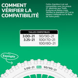 Chambre à air 3.00/3.25-21 renforcée 3mm valve droite (TR6)